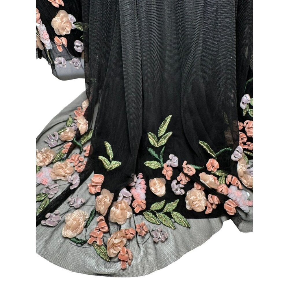 Mac Duggal 9236 One Shoulder Trapeze Embellished High Low Gown Size 10 MSRP $698 - Picture 13 of 13